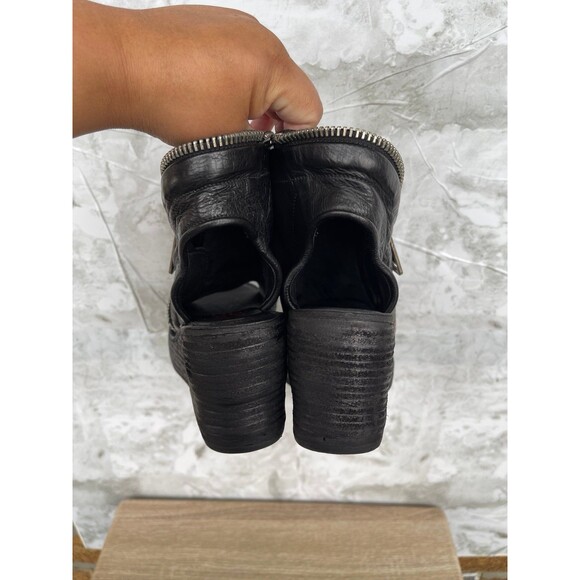 A.S.98 SANDALS NAYLOR WEDGES LEATHER SIZE 39/8.5 - Picture 8 of 12